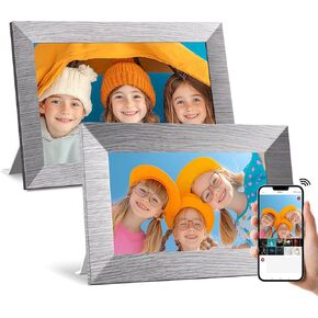 10.1 Inch 7 Inch Digital Picture Frame with 32GB Storage, WiFi Digital Photo Frame 1280x800 HD IPS Touchscreen, Easy Setup for Photo & Video Sharing via Free App