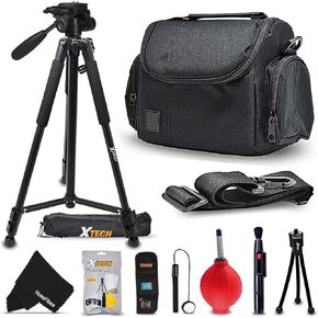 أدوات الملحقات لـ Panasonic Lumix DC-S5 ، S1H ، G100 G95 G90 ZS80 S1R DMC-GX8 GX9 GX7 FZ300 G7 GF7 LX100 GM5 FZ1000 GH4 LZ40 LZ30 GM1 CAMERGLE + ACCIVE BUNDLE