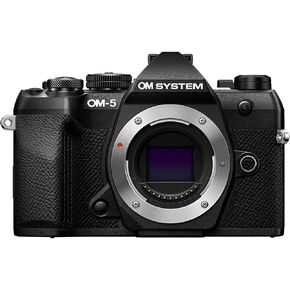 OM SYSTEM OM-5 Mark II Mirrorless Camera with High Autofocus Sharp Images and 4K Video (Black)