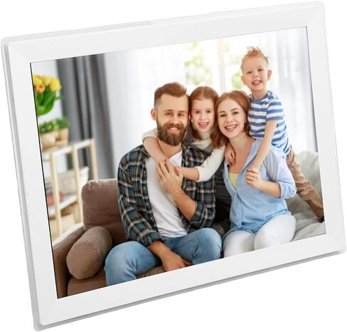 إطار الصورة الرقمي Yoidesu ، إطارات صور شاشة تعمل باللمس 15 بوصة ، إطار صورة واي فاي 32 جيجابايت تلقائيًا مع تطبيق لالتقاط صور الفيديو (الولايات المتحدة) (الولايات المتحدة) in Kuwait