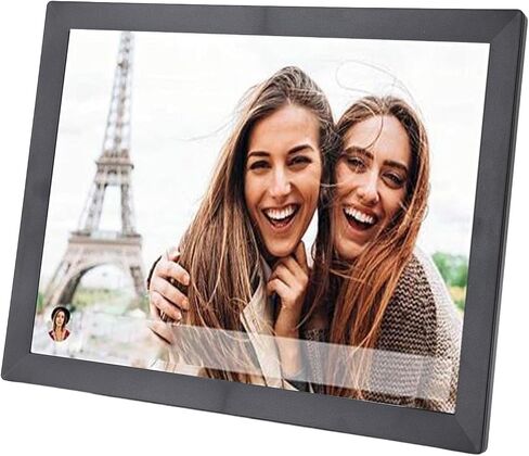 15 بوصة إطار الصورة الرقمية 80000 صور تخزين HD تلقائي تدوير إطار الصورة الرقمية الإلكترونية الذكية لتطبيق Vphoto (قابس الولايات المتحدة) in Saudi Arabia