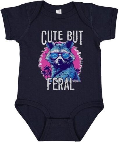 TATY Kids Cute but Feral Raccoon Baby Infant Bodysuit in Saudi Arabia