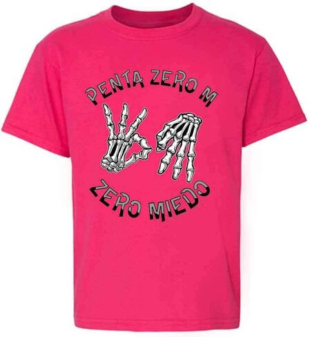 خيوط البوب ​​Penta Zero M Zero Miedo Luchador Lucha Libre Baby Toddler Kids Girl Boy T-Shirt in Kuwait