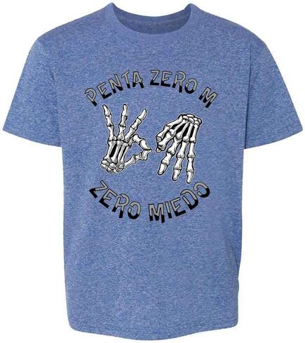 Pop Threads Penta Zero M Zero Miedo Luchador Lucha Libre Baby Toddler Kids Girl Boy T-Shirt in Saudi Arabia