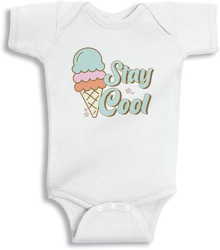 Ice Cream Stay Cool Baby Infant Bodysuit in Saudi Arabia
