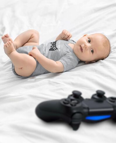 Tstars Player 2 Has Entered The Game Baby Announcement Gifts Gamer Infant Bodysuit in Saudi Arabia