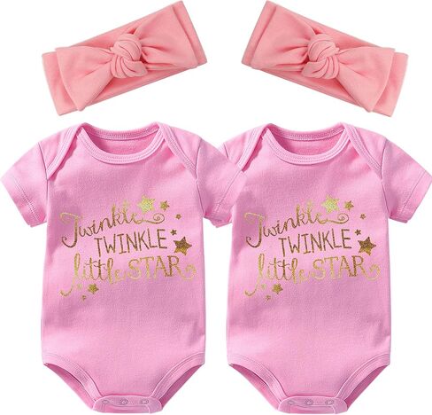 ysculbutol baby twins bodysuits الذهب babybuit in Kuwait