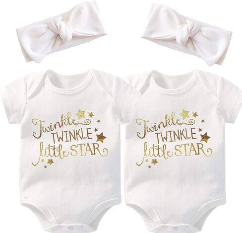 ysculbutol baby twins bodysuits الذهب babybuit in Kuwait