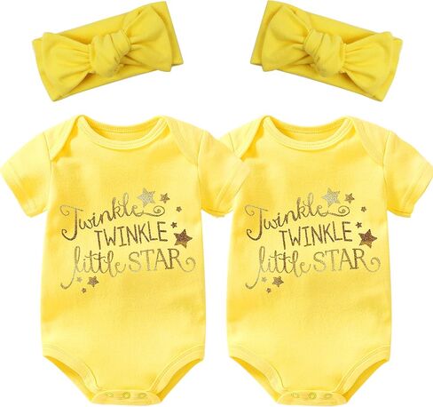 ysculbutol baby twins bodysuits الذهب babybuit in Kuwait