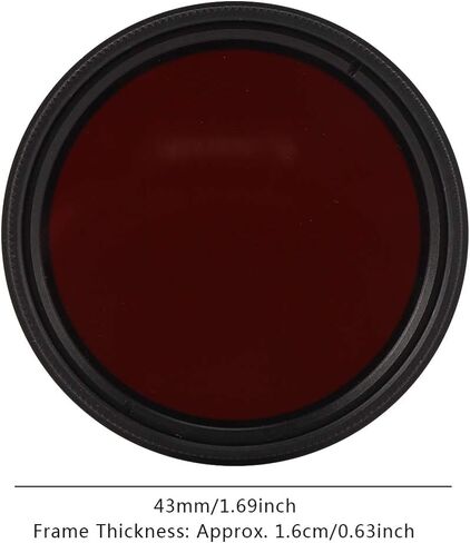 ND Filter ، ND Filter ND Filter Glass Pansical مع أداء عالي للتصوير الفوتوغرافي (43 مم) in Saudi Arabia