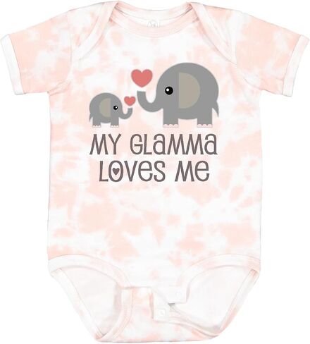 inktastic My Glamma Loves Me Grandchild Baby Bodysuit in Saudi Arabia