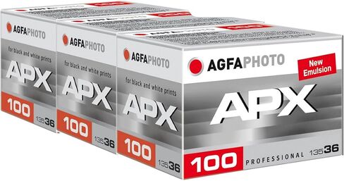 AgfaPhoto APX 100-36 Triple Pack Black/White Picture Film in Kuwait