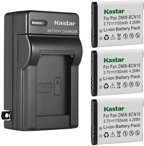 استبدال شاحن بطارية الجدار Kastar AC لـ Leica BP-DC14 BP-DC14-E BP-DC14-U بطارية ، Leica C 11052 18536 ، Leica C (Type 112) ، Leica C V-Lux50 كاميرا in Kuwait