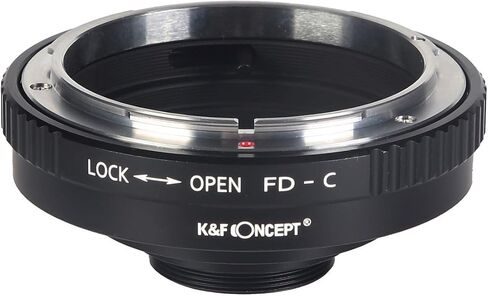 New K&F Concept Adapter for Canon FD Mount Lens to C Mount Cine Camera in Saudi Arabia