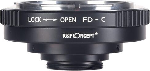 New K&F Concept Adapter for Canon FD Mount Lens to C Mount Cine Camera in Saudi Arabia