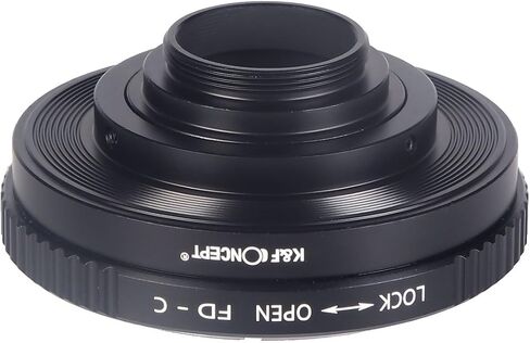 New K&F Concept Adapter for Canon FD Mount Lens to C Mount Cine Camera in Saudi Arabia