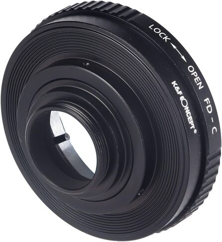 New K&F Concept Adapter for Canon FD Mount Lens to C Mount Cine Camera in Saudi Arabia