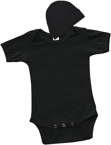 Monag Baby Bodysuit, Bib, Cap Set in Saudi Arabia