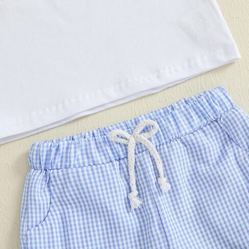 طفل طفل طفل يعود إلى ملابس المدرسة التطريز القصيرة القصيرة القميص المنقوقة. in Kuwait