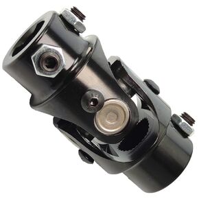 3/4" DD x 3/4" DD U Joint for Steering Shaft, Black Universal Single 3/4 inch Double D U-Joint with Max Angle 35° Degree & (3-1/4") Length