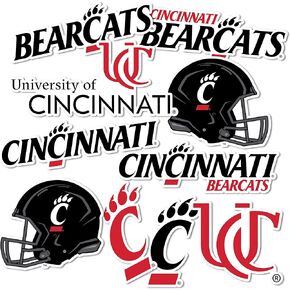 University of Cincinnati Sticker Bearcats UC Stickers Vinyl Decals Laptop Water Bottle Car Scrapbook T2 (Type 2)