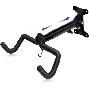 حامل جداري للدراجة، رف تخزين أفقي للمرآب أو تعليق الدراجة في الأماكن المغلقة - شماعة مثبتة على جدار الدراجة للجبال والطرق والدراجات الهجينة in Kuwait