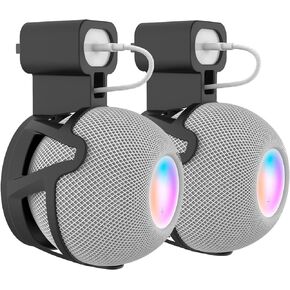 Wall Mount for Homepod Mini, Space-Saving Design Perfect Cord Management Wall Mount for Homepod Mini Voice Assistant in Saudi Arabia