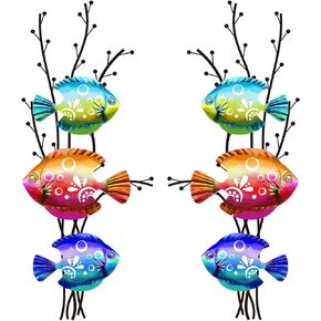 Tropical Beach Coastal Metal Wall Decor Peaceful Sunset Tropical Coastal Beach Metal Wall Decor Sun Wall Art Contemporary Coastal Wall Sculptures for Indoor or Outdoor Decor (Warm Style)