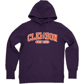 Blue 84 Women's NCAA Officially Licensed Hooded Sweatshirt Applique Team Color