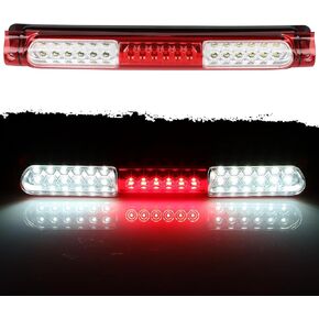 3rd Brake Light Fit For Ford For Excursion 2000-2005 For Ford For F-150 1997-2003 For Ford For F-150 Heritage 2004 For Ford For F-250 1997-2003 High Mount Stop Cargo Light (Black+Smoke Lens)