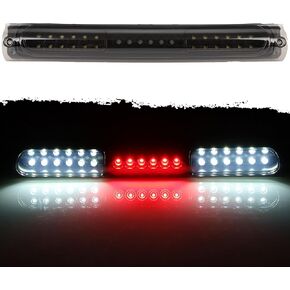 3rd Brake Light Fit For Ford For Excursion 2000-2005 For Ford For F-150 1997-2003 For Ford For F-150 Heritage 2004 For Ford For F-250 1997-2003 High Mount Stop Cargo Light (Black+Smoke Lens)