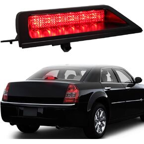 High Mount Stop Lamp LED Third Brake Light Assemblies Compatible with Chrysler 300 300C Sedan 2005 2006 2007 Rear Center LED 3rd Brake light Replacement