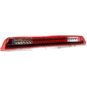 For 2004-2015 Nissan Titan/2005-2016 Nissan Frontier Third Brake Light 3rd LED Cargo Light High Mount Lamp Center Light 26590-EA800 (Red Lens)