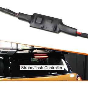 ADIIL Clear Lens Bright Red 8-LED 3rd Brake Stop Tail Light Kit Compatible With 2002 2003 2004 2005 2006 MINI Cooper OEM High Mount Brake Lamp