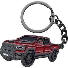 Car Keychain for Dodge RAM 2023 2022 1500 TRX Key Chain Fob Cover Cool Mods Accessories 2"x1.3" Black in Kuwait