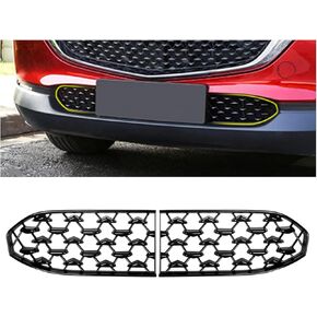 2PCS Front Grille Guard for Mazda CX30 Front Grill Mesh Mazda CX-30 Accessories ABS Material Automotive Grilles Compatible with 2020 2021 2022 2023 2024 Mazda CX 30 (300MM for CX30 Grilles)