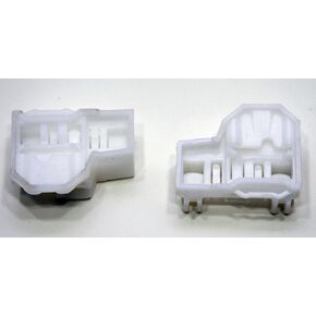 Window Regulator Repair Clips (2) - FRONT LEFT (driver side) PAIR for VW Passat (B5, B5.5, B6, B7)
