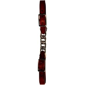 NRS-lfccs Latigo Flat Chain Curb Strap