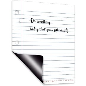 Giant Sized Magnetic Notebook Paper Large Lined Dry Erase Magnetic Paper for Whiteboard Teacher Writing Supplies Classroom Whiteboard Accessories, 22'' x 28''
