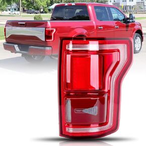 LED Tail Lights Assembly Compatible 2015-2017 Ford F-150 W/Blid Spot (Module Not Included) LH Left Driver Side HL3Z13405D