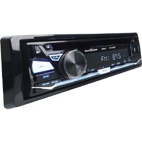SoundXtreme ST-930BT Single-DIN CD Car Stereo Bluetooth, USB SD & Aux Input CD / MP3 Car Audio Receiver Compatible with MP3/WMA/CD-R/RW/USB/SD/MMC Slot 4 Channels RCA Output