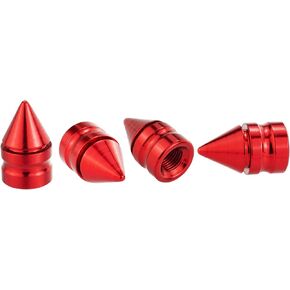 Abfer Car Air Tire Stem Valve Caps Aluminum Auto Wheel Tyre Dust Cover Fit Bikes SUV Vehicle Truck Motorcycles (Green)