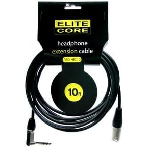 Elite Core EC-PRO-HEX10 10 قدم 1/4 بوصة TRS - كابل تمديد سماعة الرأس XLRM in Kuwait