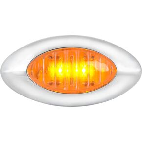 GG Grand General 79251 Marker Light (Small Y2K Amber/Clear 2LED Plug-In), 1 Pack