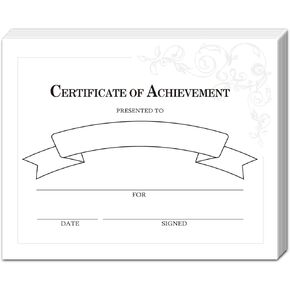 8 X 10 Inches Gold Star Award Recognition Certificates for Students Children Graduation Ceremony, 25 School Certificate of Achievement Paper, Teacher Classroom Family Reward Supplies Boys Girls - 02