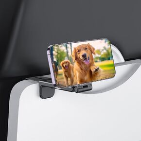 PROfezzion 2 Pack Magnetic Airplane Phone Holder for Mag Safe iPhone 16 15 14 13 12 & All Phone, 360°Rotation Travel Must Have Handsfree Phone Mount for Desk/Tray Table Travel Accessory