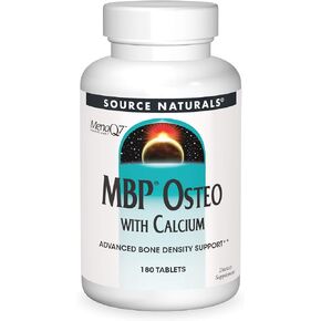 Source Naturals MBP Osteo with Calcium, Advanced Bone Density Support*, 180 Tablets