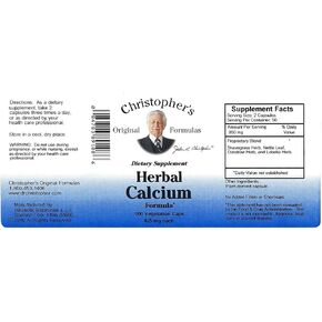 Herbal Calcium Formula 100 caps 100 Capsules