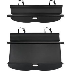 Powerty Cargo Cover Compatible for Buick Envision 2024 2023 2022 2021 Accessories Rear Trunk Security Cover Shield Shade Luggage Cover Retractable Trunk Cover Black Punch-Free