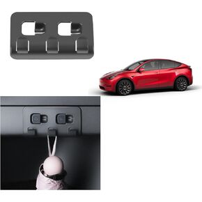 for 2021 2022 2023 Tesla Model Y Trunk Button Hook Car Hanging Parts Trunk Accessories Modification Storage Couple
